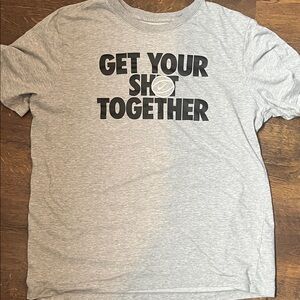 Nike Gray Short Sleeve Graphic Tee